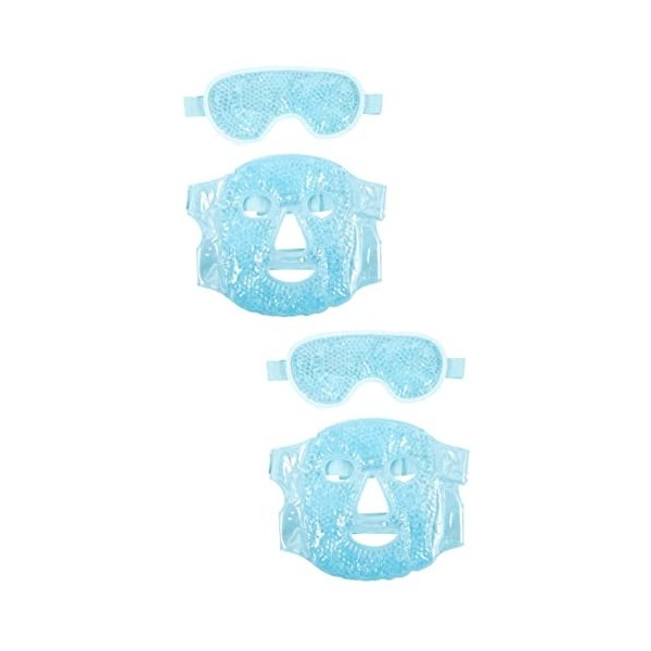 Kisangel 1 Ensemble Masque De Beauté Pack De Glace Gel Pack De Glace Masque Facial Pack De Glace Masque Pour Les Yeux Grand M