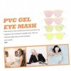 GLEAVI 20 Pièces Masque Pour Les Yeux En Gel Pvc Masque Pour Les Yeux De Sommeil Décor De Fruits Masque Pour Les Yeux De Somm