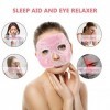 Lurrose 4 Pièces Demi-Masque De Glace Masques Pour Les Yeux Froids Cache-Œil De Refroidissement Patchs Pour Les Yeux Masque C