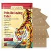 Patchs anti-douleur 20 patchs , Patch du tigre chinois - Baume du tigre pour toutes les parties du corps, Douleurs aux épaul