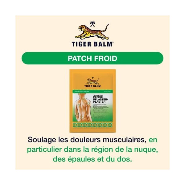 BAUME DU TIGRE – Patch – BAUME DU TIGRE en patch à l’effet décontractant – 3 patchs adhésifs