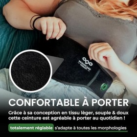 mooncare therapy | Ceinture Chauffante Règles Douloureuses - Ceinture Chauffante Lombaire | Discrète et légère | Utilisable à