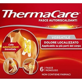 ThermaCare Polyvalent Bandes chauffantes à chaleur thérapeutique pour douleur localisée, 8 heures, chaleur constante, 6 bande