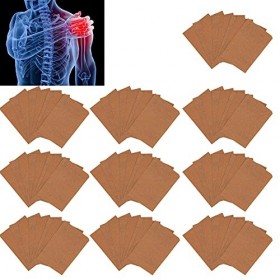 Patchs Anti-Douleur, 80 Pièces / 10 Paquets Patch Anti Douleur pour la Douleur dans le Dos, les Epaules, les Articulations, l