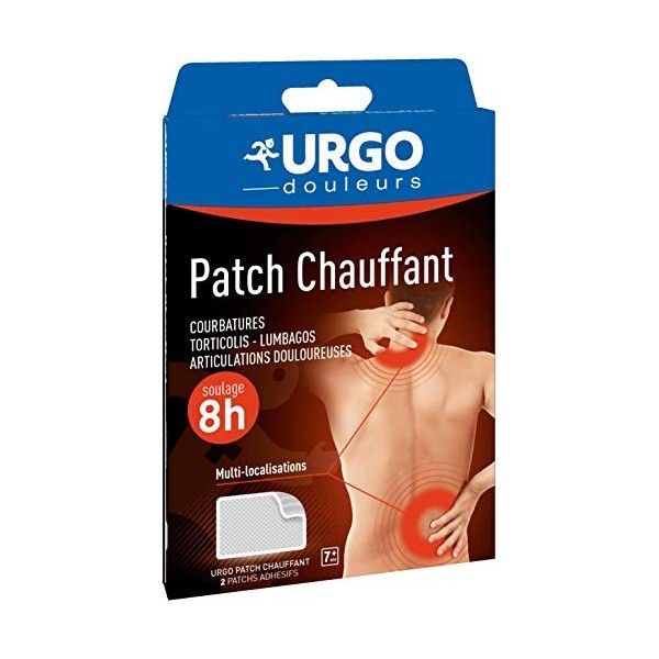 Urgo - Patchs Chauffants - Soulage les Douleurs Musculaires - Lot de 2