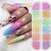 GZSYY Poudre Ongles Effet Sucre Nail Art Paillettes Argent 12 Couleurs Poudre Paillettes Ongles Brillant Ongle