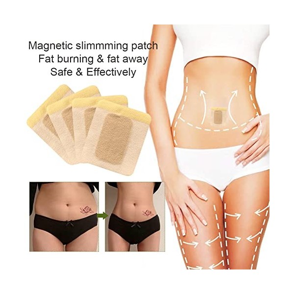 Patchs Minceur, Slim Patch, Slimming Patch, Patchs de Perte de Poids, Anti Cellulite Patch, Soin Raffermissant,Sculptant, Per