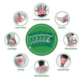 Lot de 40 patchs anti-douleur, patch anti-douleur patch anti-douleur patch chauffant pour le soulagement de la douleur du gen