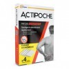 ACTIPOCHE - Patchs Auto-Chauffants - Douleurs musculaires et articulaires - Boîte de 4 patchs