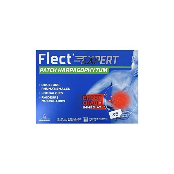 Laboratoires Genevrier FLECT EXPERT Patch Harpagophytum 5 Patchs