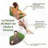 Patchs à Lhuile De Chanvre - 20 Patches - Hemp Patch, Soulagement des Muscles, Dos, Genoux, Pieds, Cou et Épaules jusquà 24