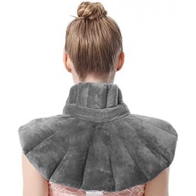 Aroma Season Chauffe-cou pour la douleur Coussin chauffant pour le cou et les épaules à micro-ondes Enveloppe chauffante pour