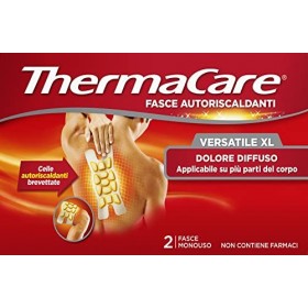 ThermaCare Bandes auto-chauffantes multi-usages XL à chaleur thérapeutique pour douleurs diffuses, 8 heures de chaleur consta