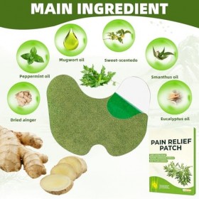 Yeerain Patch Anti Douleur, 40 Pcs Patch Chauffant, Plâtre de Genou, Knee Pain Relief Patch de Soulagement de la Douleur au G