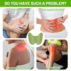 HIULLEN Lot de 60 patchs chauffants pour soulager la douleur, les genoux, le dos, le cou et labsinthe