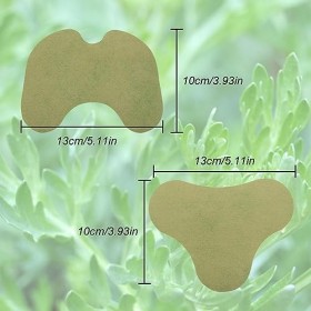 Patch Moxibustion Auto-Chauffant,Douleur Au Genou Soulager,Autocollants de Genou de Moxibustion,26pièces Patch Anti-Douleur E