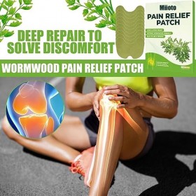 Patch Anti Douleur au Genou, 30 Pièces Patch Genoux Chauffant Anti Douleur, Patch de Soulagement de la Douleur au Genou, Auto