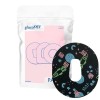 25 patchs CGM pour Dexcom G6 | Pansement Adhésif | Patchs CGM prédécoupés | Ruban étanche | Fleurs