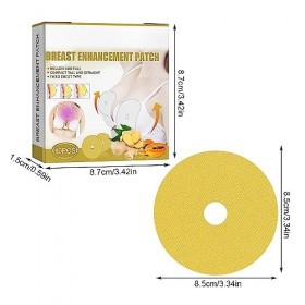 XPJBKC Breast Enhancement Patch, 20 Pièces Élévateur Vertical Breast Enhancement Patch, Ginger et Papaye Patch Augmentation M