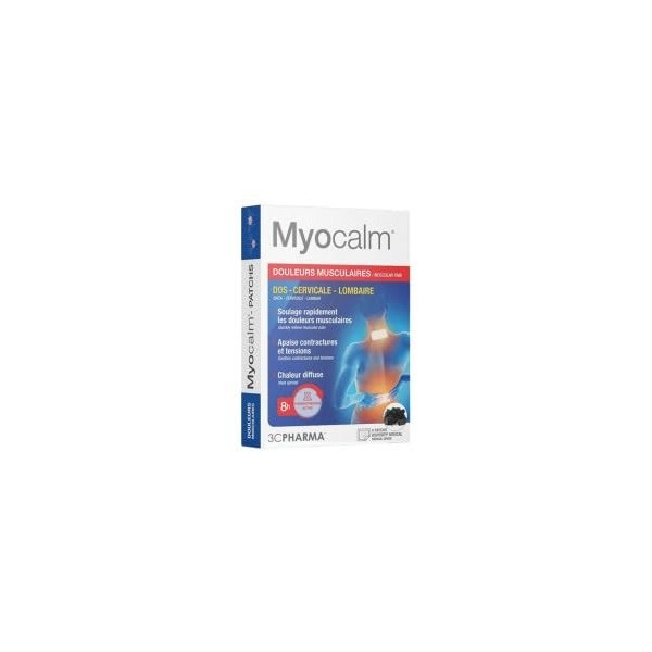 3C Pharma Myocalm Douleurs Musculaires 4 Patchs