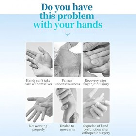 Arsor Gants de Robot de Rééducation, Imiter Intelligemment Protecteur de Garde de Renfort de Redressage de Doigt Ajustement C