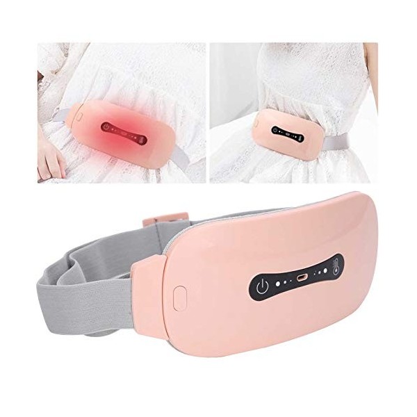 Coussin Chauffant Menstruel avec 3 Niveaux de Chaleur, Coussin de Massage électrique coussin de massage chauffant rechargeabl