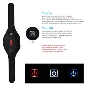 Oreiller Chauffant pour le Cou, Oreiller Chauffant pour le Cou, Thérapie par le Froid Chaud, Enveloppement de Cou Chauffant U