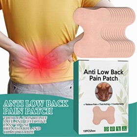 Lot de 12 Patchs Anti-douleur, Patchs Anti-douleurs au Bas du Dos pour les Articulations, le Cou, les épaules, le Bas du Dos 