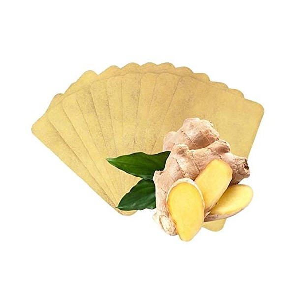 Patch Gingembre, KISSION Herbal Ginger Patch est l’une des meilleures solutions naturelles de drainage lymphatique, de sommei