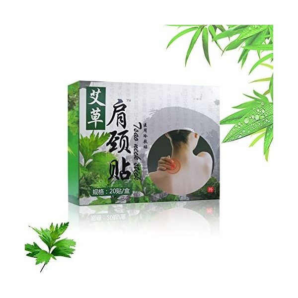 20 pièces. Soulagement de la douleur par moxibustion. Absorption rapide. Plantes dorigine naturelle sans parfum, patch anti 