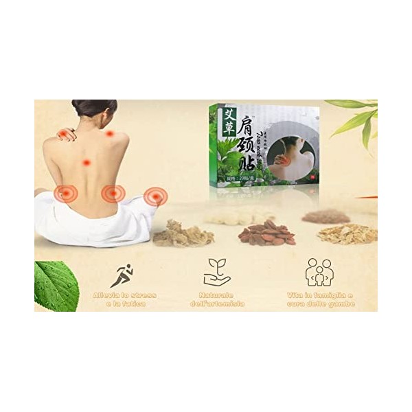 20 pièces. Soulagement de la douleur par moxibustion. Absorption rapide. Plantes dorigine naturelle sans parfum, patch anti 