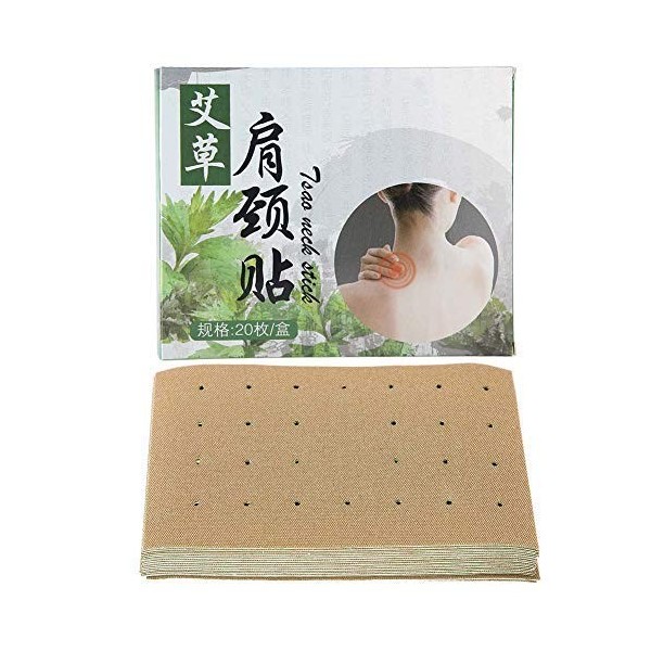 Autocollant Moxibustion, patch de soulagement de la douleur 20Pcs / boîte Patch de soulagement de la douleur auto-échauffant