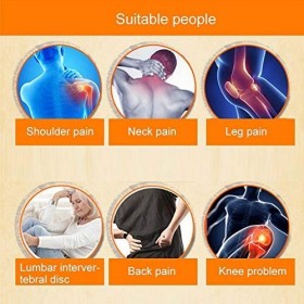 Autocollant Moxibustion, patch de soulagement de la douleur 20Pcs / boîte Patch de soulagement de la douleur auto-échauffant