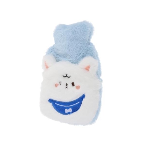 NIYANGLE 1 Ensemble En Peluche Injection DEau Chaleur Chauffée Mignon Bouillotte Bas Stuffer Remplissage Sac DEau Chaude Po