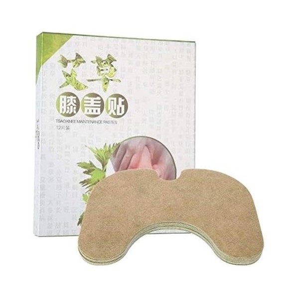 Patch de moxibustion efficace : autocollant en absinthe naturelle pour traitement chinois – Patch dacupuncture pour polyarth