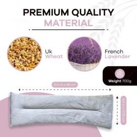 Sac de blé passant au microondes | Wrap corporel chauffant pour soulager la douleur et la relaxation | Convient pour les maux