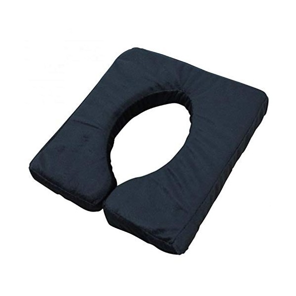 Vivezen - Coussin de visage, face, à mémoire de forme noir pour table de massage