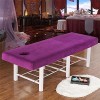 Highdi Housse Table Massage avec Trou, Velours de Cristal Epais Douceur Housse Table de Massage Housse Table Elastique Drap H