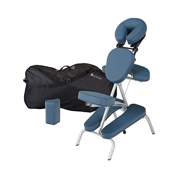 EARTHLITE Vortex Kit portable chaise de massage - Portable, compact, solide et léger 7 kg incl. étui de rangement portable,