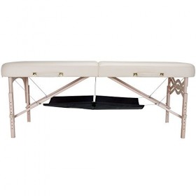 EARTHLITE Étagere de table de massage - compartiment de rangement pour vos traversins, draps et accessoires table de massage