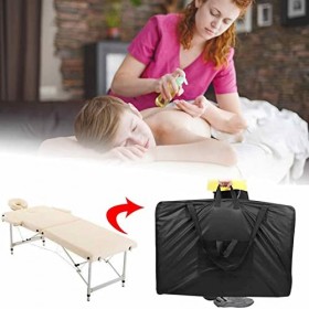 WOTEG Transport pour lit Massage - Housse Transport Universelle pour Table Massage - Table Massage Universelle Mallette Trans