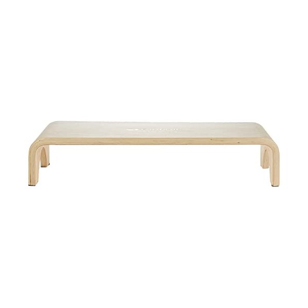 EARTHLITE Marche en bois grand format - 17,5 cm de haut, solide et stable