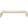 EARTHLITE Marche en bois grand format - 17,5 cm de haut, solide et stable