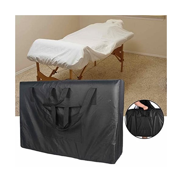 Povanjer transport pour lit massage, table massage portable avec poches, transport professionnel portable pour lit massage