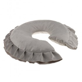 2pcs U-Forme Coussin de Visage Moelleux Spa Massage Table Berceau Visage Cou Tête Repos Oreiller de Voyage pour