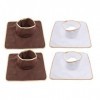 SDENSHI 4 pièces Housse protège Têtière pour Table de Massage Réutilisable