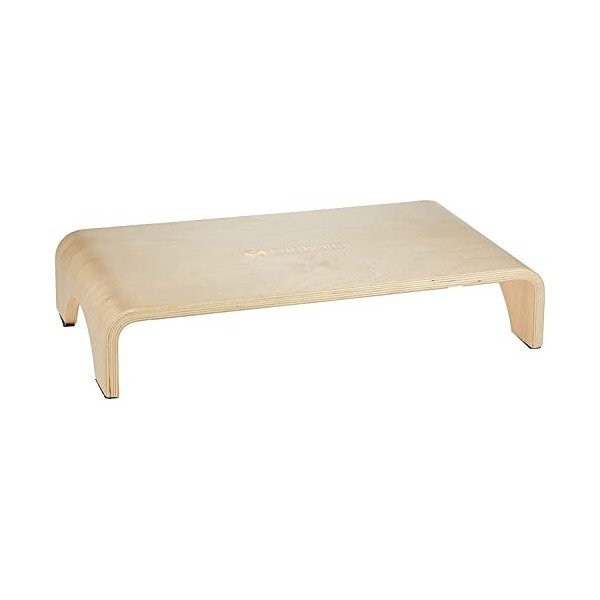 EARTHLITE Marche en bois petit format - 10 cm de haut, solide et stable