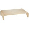 EARTHLITE Marche en bois petit format - 10 cm de haut, solide et stable