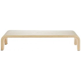 EARTHLITE Marche en bois petit format - 10&nbsp;cm de haut, solide et stable