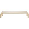 EARTHLITE Marche en bois petit format - 10 cm de haut, solide et stable